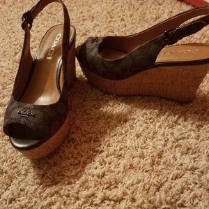 Coach wedges